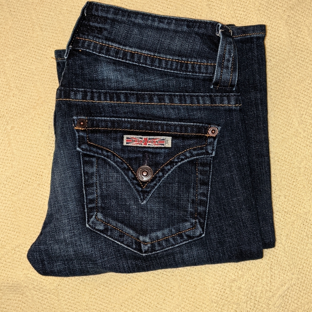 Hudson Jeans. Dark wash. Women's size 25. EUC
